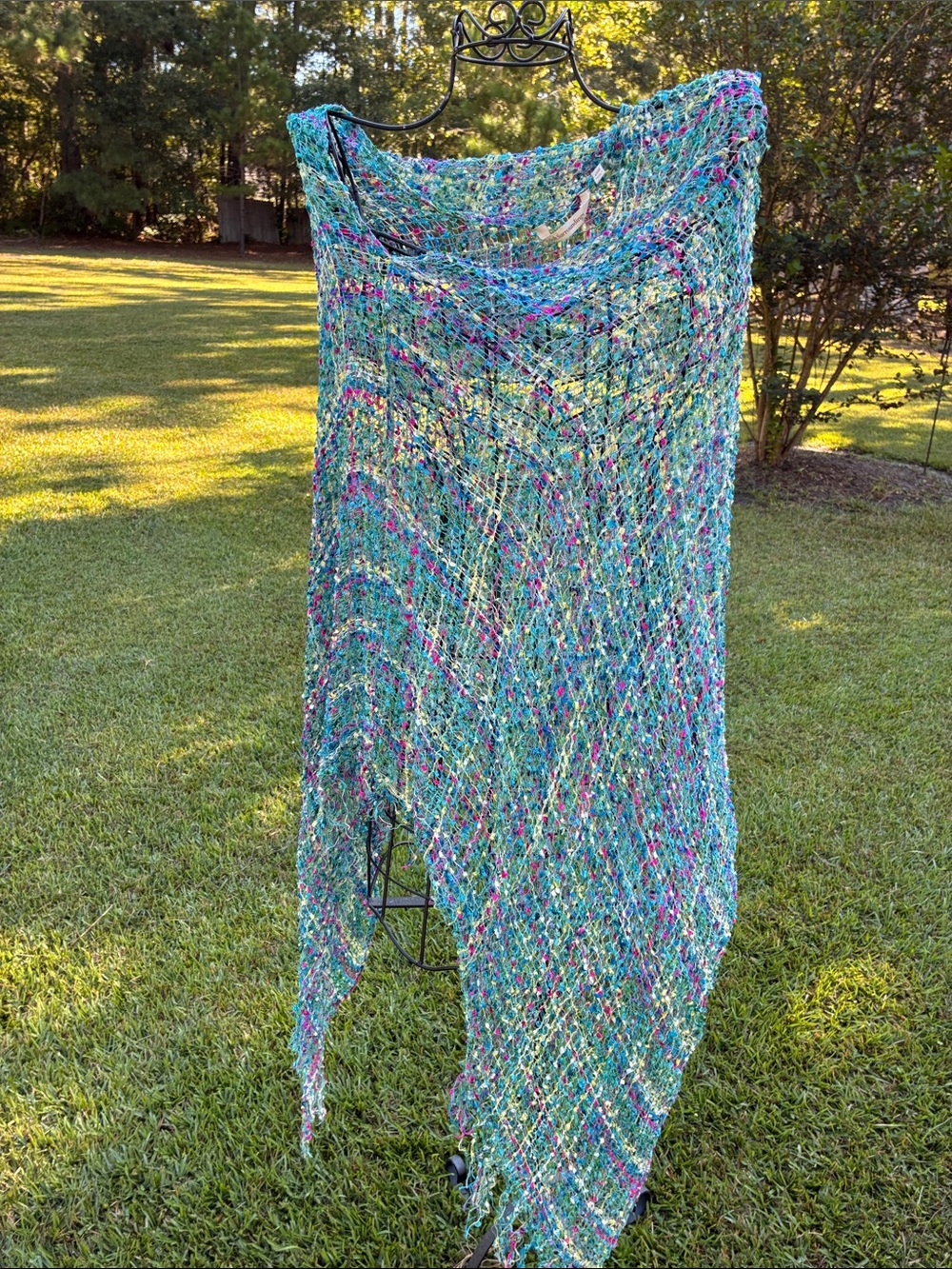 Soft Surroundings woven poncho